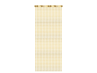 Párty opona zlaté hviezdy 100x245cm
