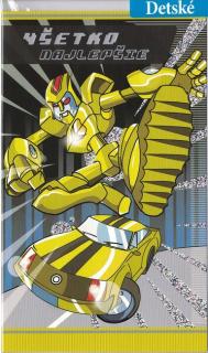 Pohľadnica k narodeninám Všetko Najlepšie Žltý Robot