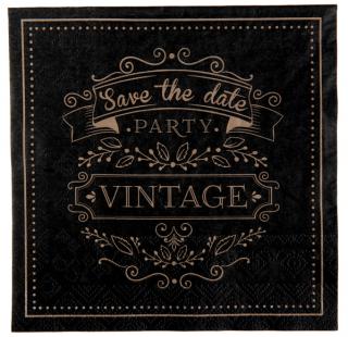 Servítky Party Vintage 16cm 10ks