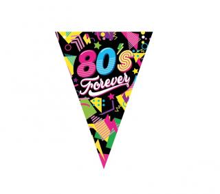 Vlajočky Disco 80s Forever 300cm