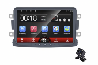 2din Autorádio pre Dacia Sandero, Duster, Logan, Dokker Android s GPS navigáciou, WIFI, USB, Bluetooth, Android rádio Dacia Dokker Sander Logan Duster