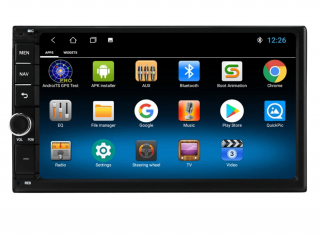 HIZPO 2 GB Univerzálne 2din autorádio s Androidom, GPS navigácia, Handsfree - Bluetooth, WIFI, kamera, 2GB RAM + 32GB ROM, Android rádio