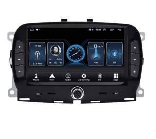PODOFO 7  autorádio pre Fiat 500 2016-2019 Android s GPS navigáciou, WIFI, USB, Bluetooth, Android rádio Fiat 500 2016-2019