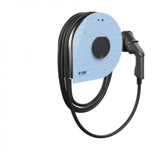 WALLBOX double kábel / zásuvka PREMIUM Farba: Modrá
