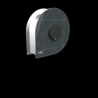 WALLBOX Single s integrovanou zásuvkou - BASIC Farba: Sivá