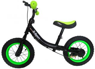Detské bicyklové odrážadlo R3 Farba vozidla: Zeleno-čierna