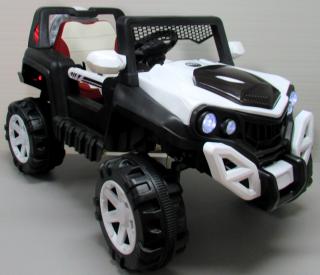 R-SPORT Elektrické autíčko JEEP X8 4x4, funkcia hojdania, MP3, USB, AUX, do 30 kg Farba vozidla: Biela