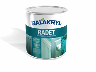 Balakryl Radet - farba na radiátor Farba: 0100 biely, Balenie: 0,7 kg