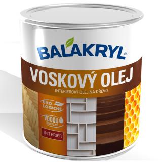Balakryl Voskový olej na drevo Farba: dub biely, Balenie: 0,75 l