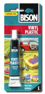 BISON Vinyl Plastic so záplatou 25ml - lepidlo na nafukovačky, člny, bazény