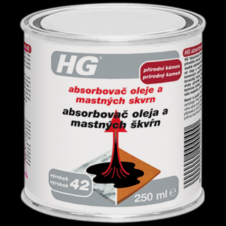 HG absorbovač oleja a mastných škvŕn 250ml