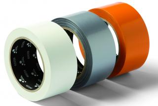 Hladká lepiaca páska z PVC Farba: biela, Rozmer: 50mmx33m