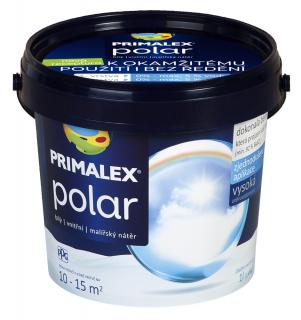 Primalex Polar biely  + od 15 kg balenia darček maliarska sada (valček, mriežka, páska, fólia) Balenie: 1,5 kg