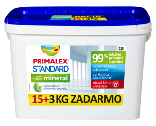 Primalex Standard biely Balenie: 15+3 kg