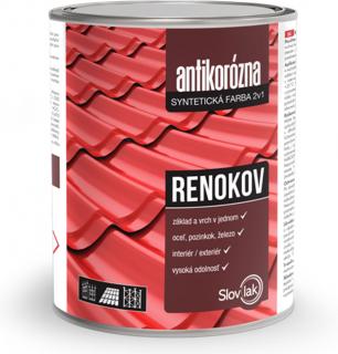 Renokov Antikorózna farba Farba: Antracit, Balenie: 0,75 kg