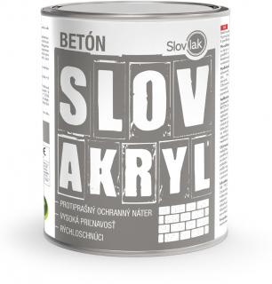 Slovakryl Betón 0110 svetlošedý Balenie: 0,75 kg