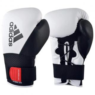 Boxerské rukavice - Adidas - Hybrid 250 - biele (Boxerské rukavice - Adidas - Hybrid 250 - biele)