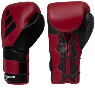 Boxerské rukavice - Adidas - Hybrid  350 - čierna/červená (Boxerské rukavice - Adidas - Hybrid 350 - čierna/červená)