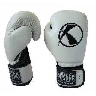 Boxerské rukavice - Katsudo - Punch - biele (Boxerské rukavice - Katsudo - Punch - biele)