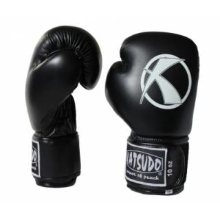 Boxerské rukavice - Katsudo - Punch - čierne (Boxerské rukavice - Katsudo - Punch - čierne)