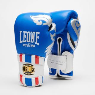 Boxerské rukavice - Leone 1947 - Thai Style - modré (Boxerské rukavice - Leone 1947 - Thai Style - modré)