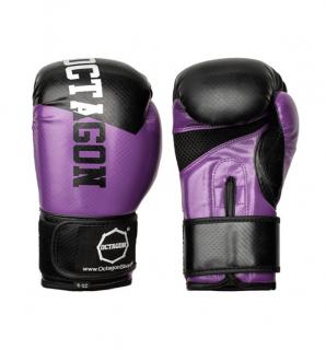 Boxerské rukavice - Octagon - Carbon - čierna/ružová (Boxerské rukavice - Octagon - Carbon - čierne/fialové)