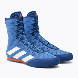 Boxerske tenisky - Adidas - Box Hog 4 - modré (Boxerske tenisky - Adidas - Box Hog 4 - modré)
