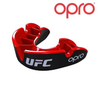 Chránič na zuby - Opro Silver - UFC - čierno/červený (Chránič na ziby - Opro Silver - UFC - čierno/červený)
