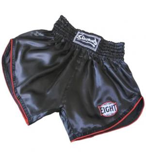 Muay Thai trenky - 8 Weapons Retro - čierne (Muay Thai trenky - 8 Weapons Retro - čierne)