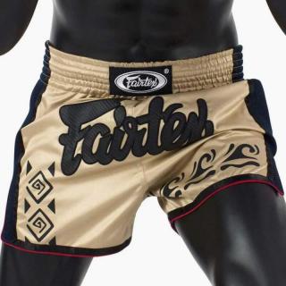 Muay Thai trenky - FAIRTEX - khaki (Muay Thai trenky - FAIRTEX - khaki)