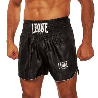 Muay Thai Trenky - LEONE - Kick-Thai basic - čierne (Muay Thai Trenky - LEONE - Kick-Thai basic - čierne)