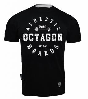 Octagon Tričko - Athletic Brands - Black (Octagon Tričko - Athletic Brands - Black)