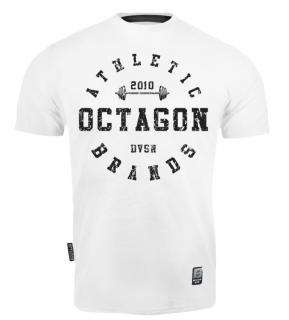 Octagon Tričko - Athletic Brands - White (Octagon Tričko - Athletic Brands - Biela)