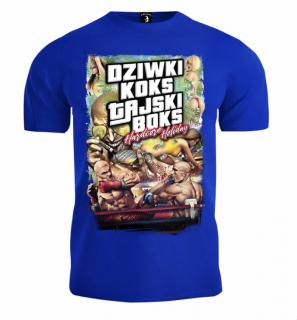 Public Enemy - T-shirt - Dziwki Koks Tajski Boks 2 - Blue (Public Enemy - T-shirt - Dziwki Koks Tajski Boks 2 - Blue)