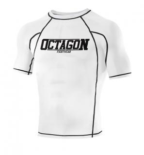 Rashguard - Octagon - Fight Wear - biely (Rashguard - Octagon - Fight Wear - biely)