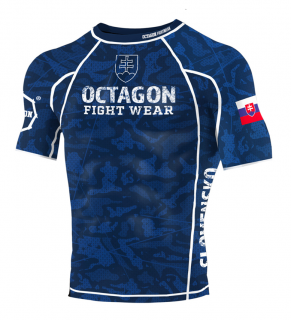 Rashguard Octagon - Slovak Collection 2023 (Rashguard Octagon dlhý rukáv - Slovak Collection 2023)