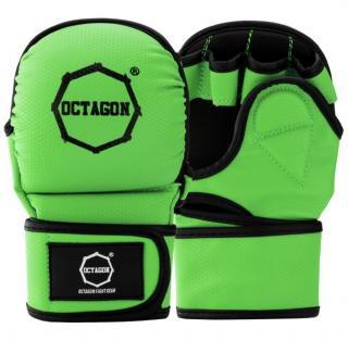 Sparingové rukavice MMA - Kevlar - zelené (Sparingove rukavice MMA - Kevlar - zelené)
