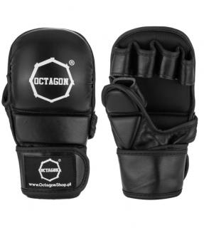 Sparingové rukavice MMA - Skaj - Joa - čierne (Sparingové rukavice MMA - Skaj - Joa)