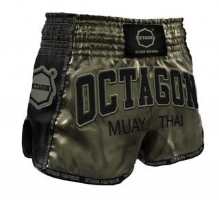 Trenky Muay Thai - Octagon - Kolekcia 2022 - dark green (Trenky Muay Thai - Kolekcia 2022 - dark green)