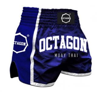 Trenky - Muay Thai - Octagon - modrá/biela (Trenky Muay Thai - Octagon - Modré)