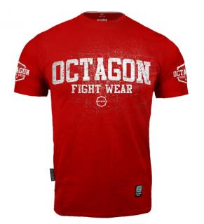 Tričko - Fight Wear II - Červené (TRIKO OCTAGON FIGHT WEAR II RED)