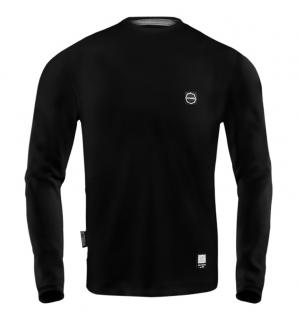 Tričko - Malé Logo s dlhým rukávom - čierne (Tričko - Malé Logo s dlhým rukávom - čierne)