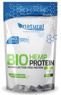 BIO Hemp Protein - konopný proteín Balenie: 400 g, Príchuť: Natural