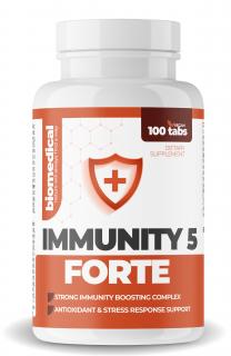 Immunity 5 Forte Balenie: 100 Tabliet