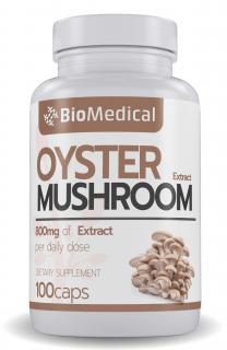 Oyster Mushroom Extract – extrakt z Hlivy ustricovej 100 caps Balenie: 100 Tabliet