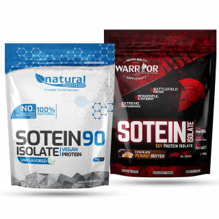 Sotein - sójový proteínový izolát 90% Balenie: 2.5 KG, Príchuť: Natural
