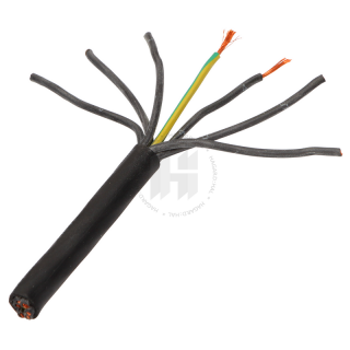 Kábel ohybný H05RR-F 7G1 guma čierny