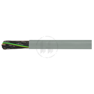 Kábel ohybný JZ-500 25G0,75 pvc sivý