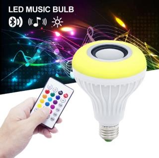 Bluetooth LED žiarovka s reproduktorom