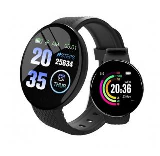 Fitness Smart hodinky D18, čierne